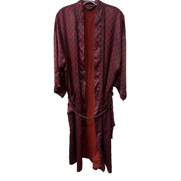 Dior Other - Vintage Christian Dior Monsieur Men's Black Label Robe Red One Size
